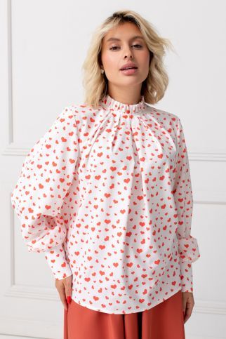 Блузка ТБ-987 сердечки